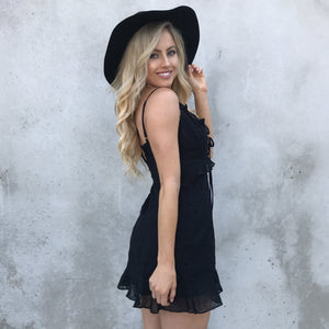 With or With Out You Eyelet Ruffle Dress - Dainty Hooligan