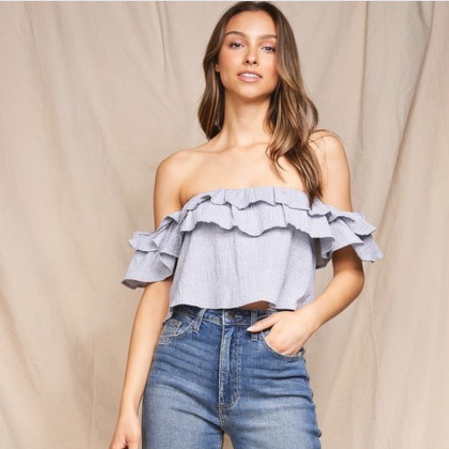 Frill Fever in Grey