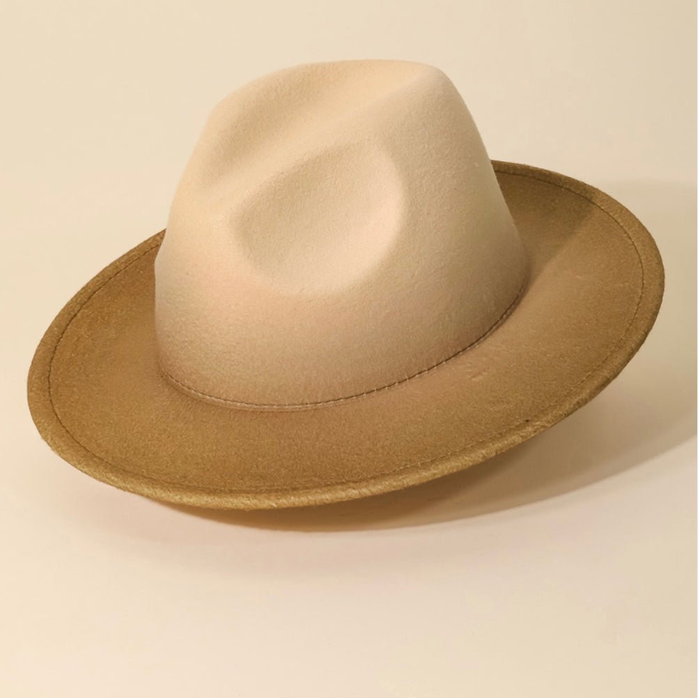 Mocha Ombre Fedora Hat