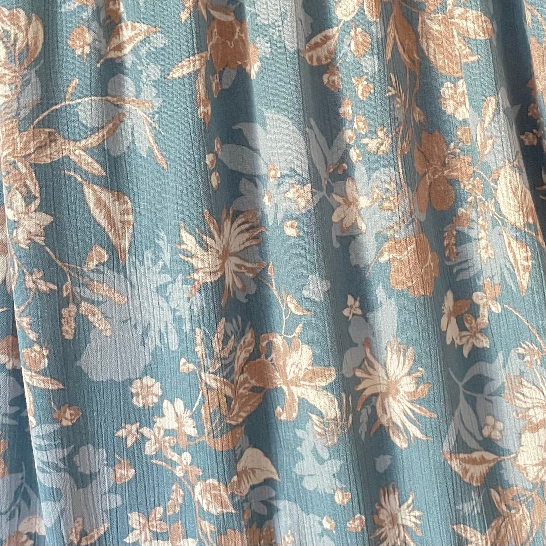 Sweetpea Blue & Pink Floral Maxi Dress