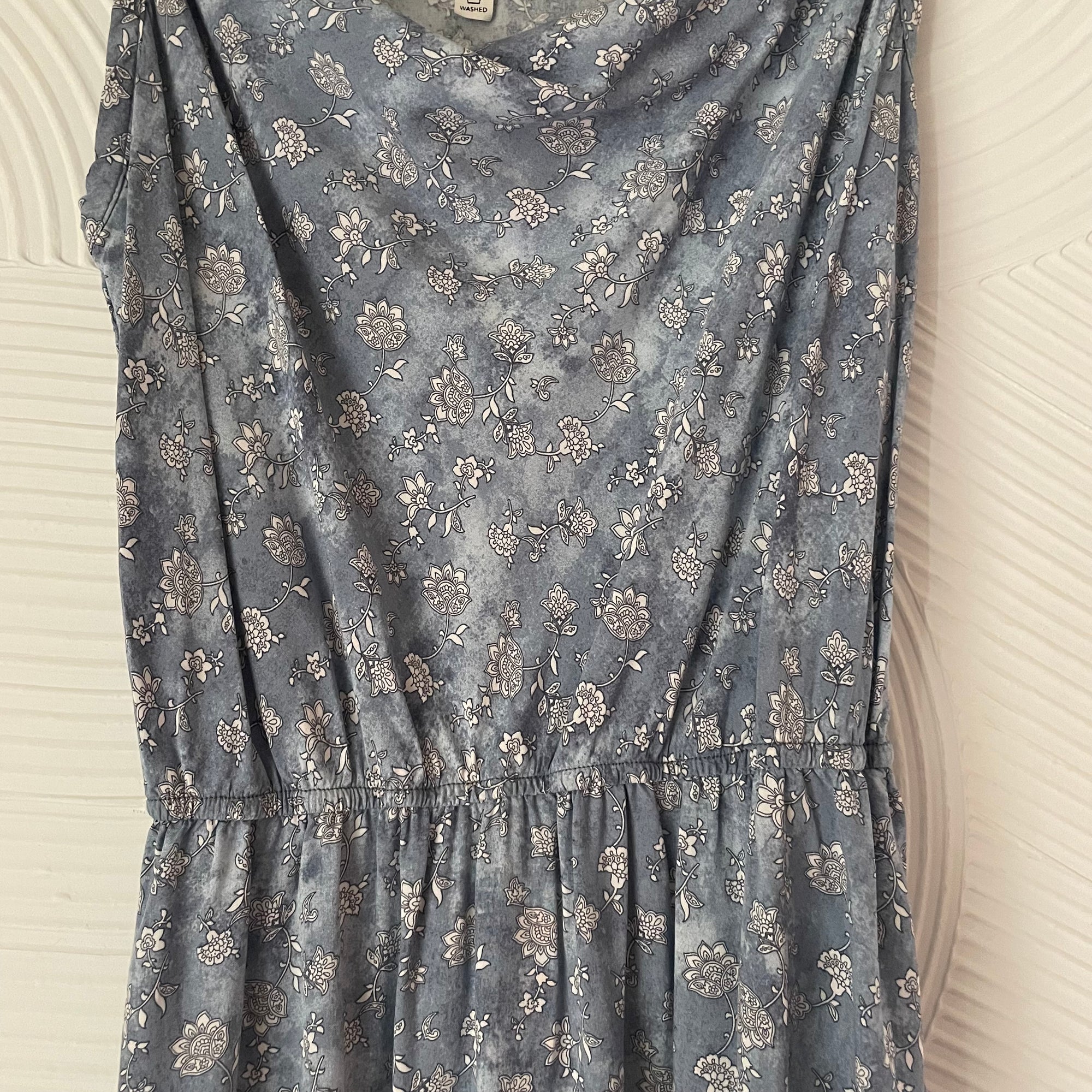 Erie Night Floral Dress in Blue
