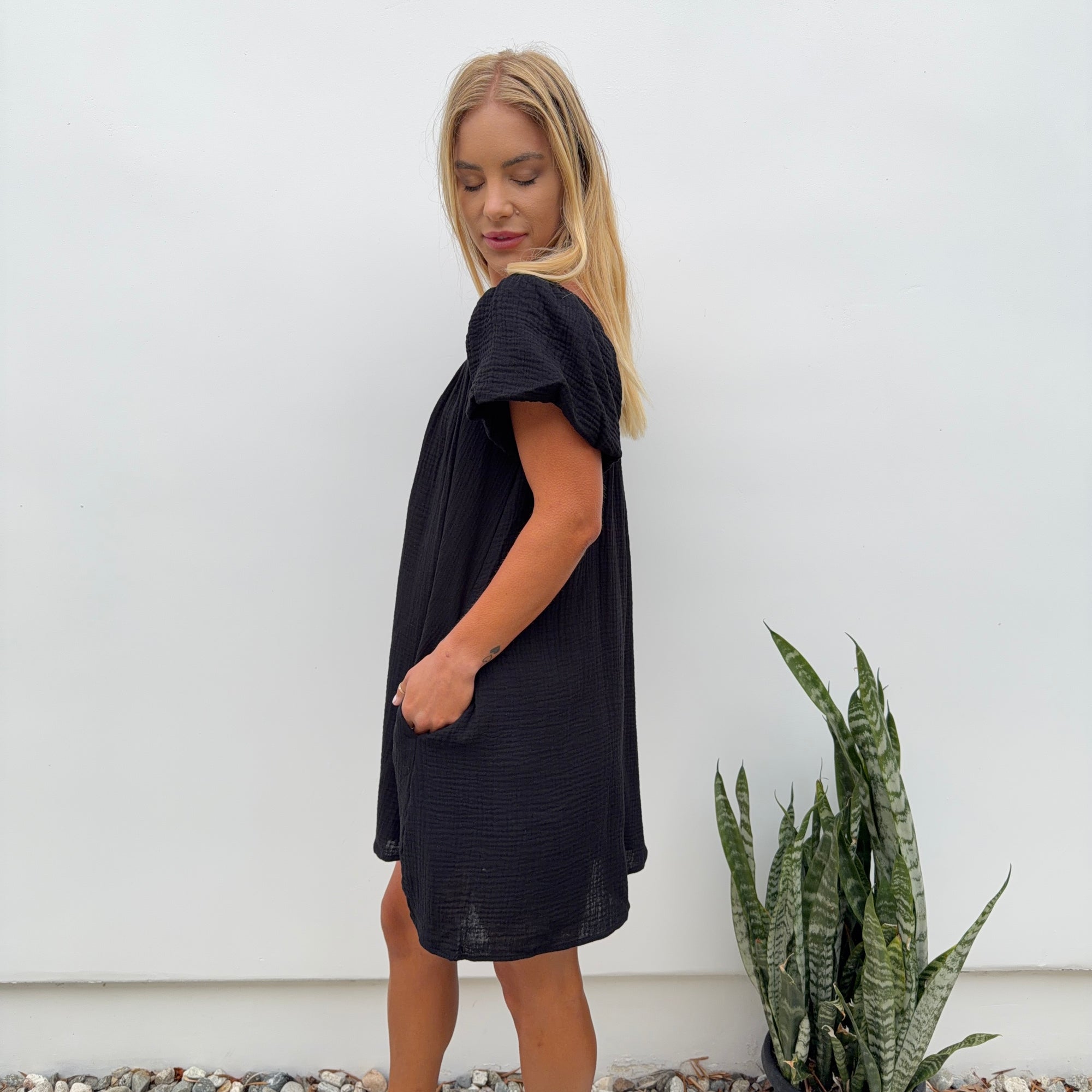 Little Miss Black Babydoll Dress - Dainty Hooligan Little Miss Black Babydoll Dress - Dainty Hooligan