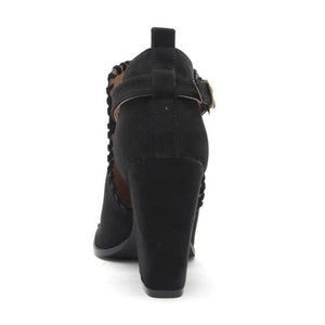 Rough Around The Edges Suede Black Booties - Dainty Hooligan