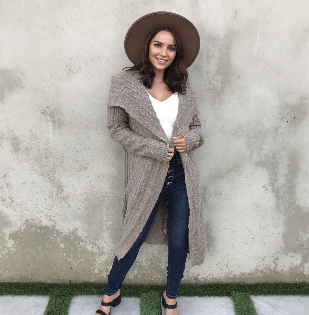 Graceful Ways Cardigan in Mocha - Dainty Hooligan