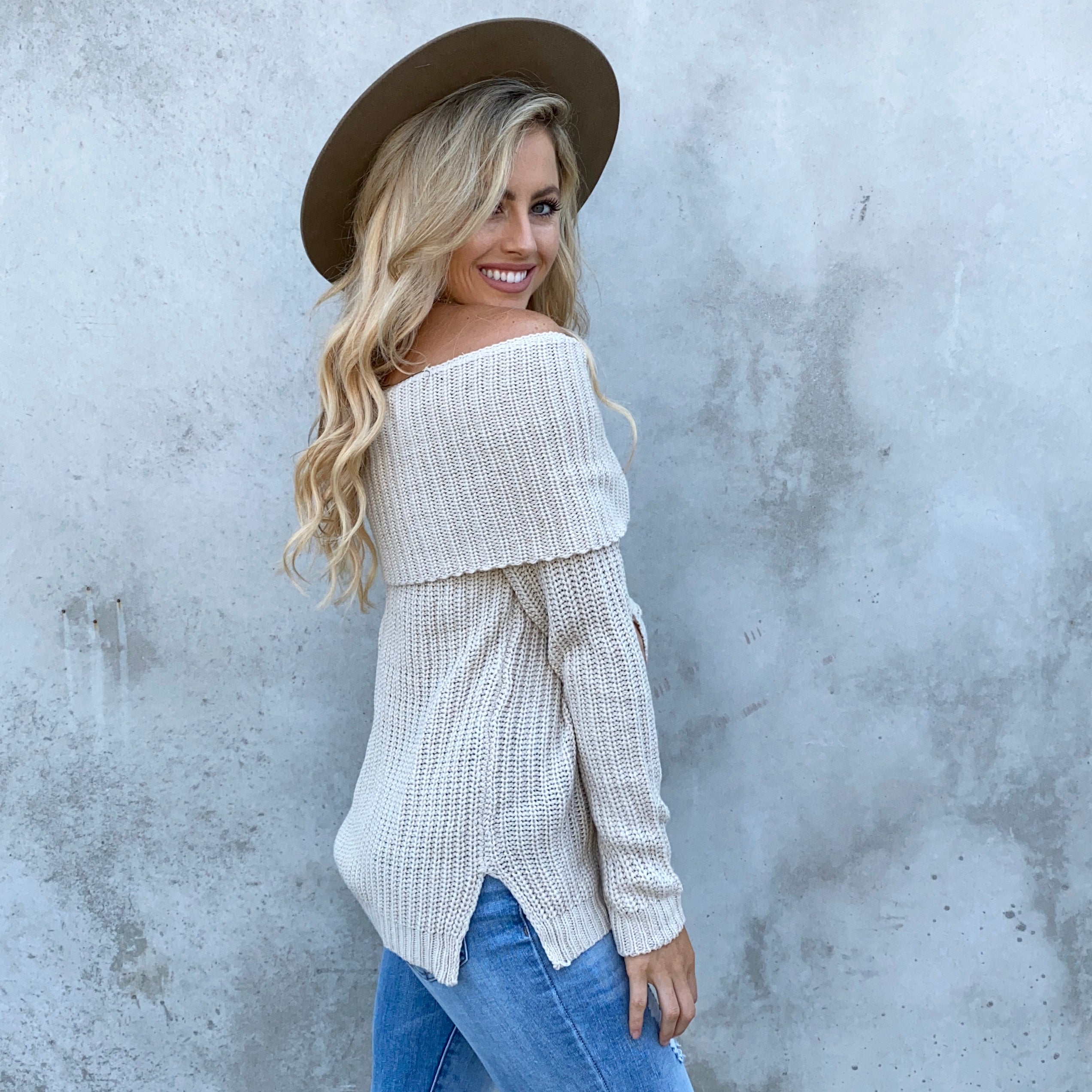 Take On The Day Cream Knit Sweater - Dainty Hooligan