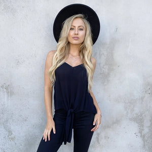 Simplicity Tank Top in Black - Dainty Hooligan