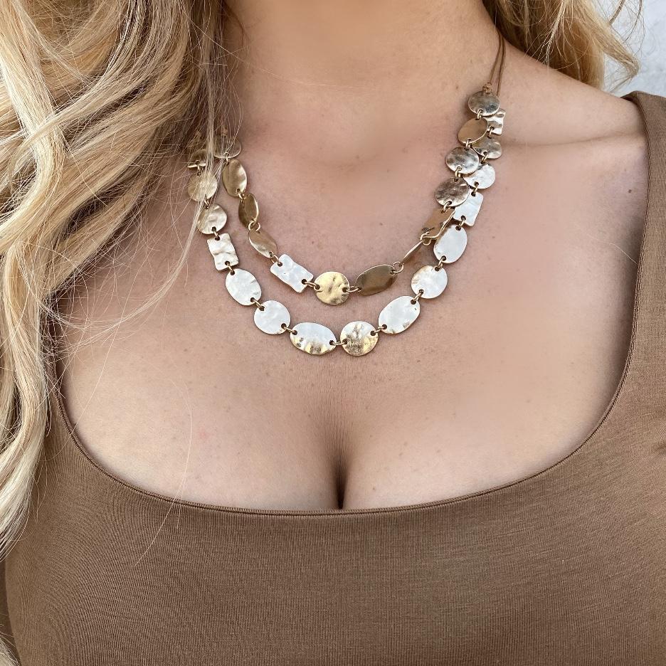 Life’s pleasure Gold Layered Necklace Set - Dainty Hooligan