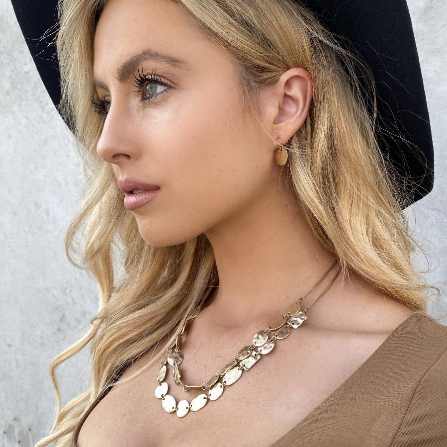 Life’s pleasure Gold Layered Necklace Set - Dainty Hooligan