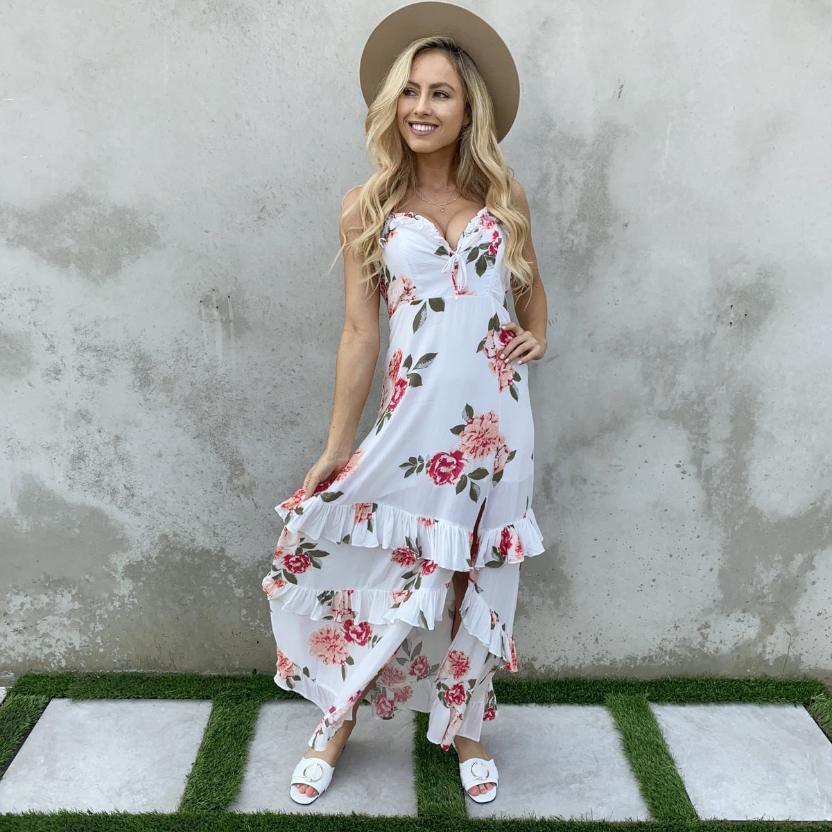 Everlasting Romance Floral Maxi Dress - Dainty Hooligan