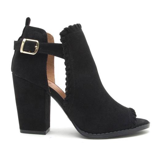 Rough Around The Edges Suede Black Booties - Dainty Hooligan