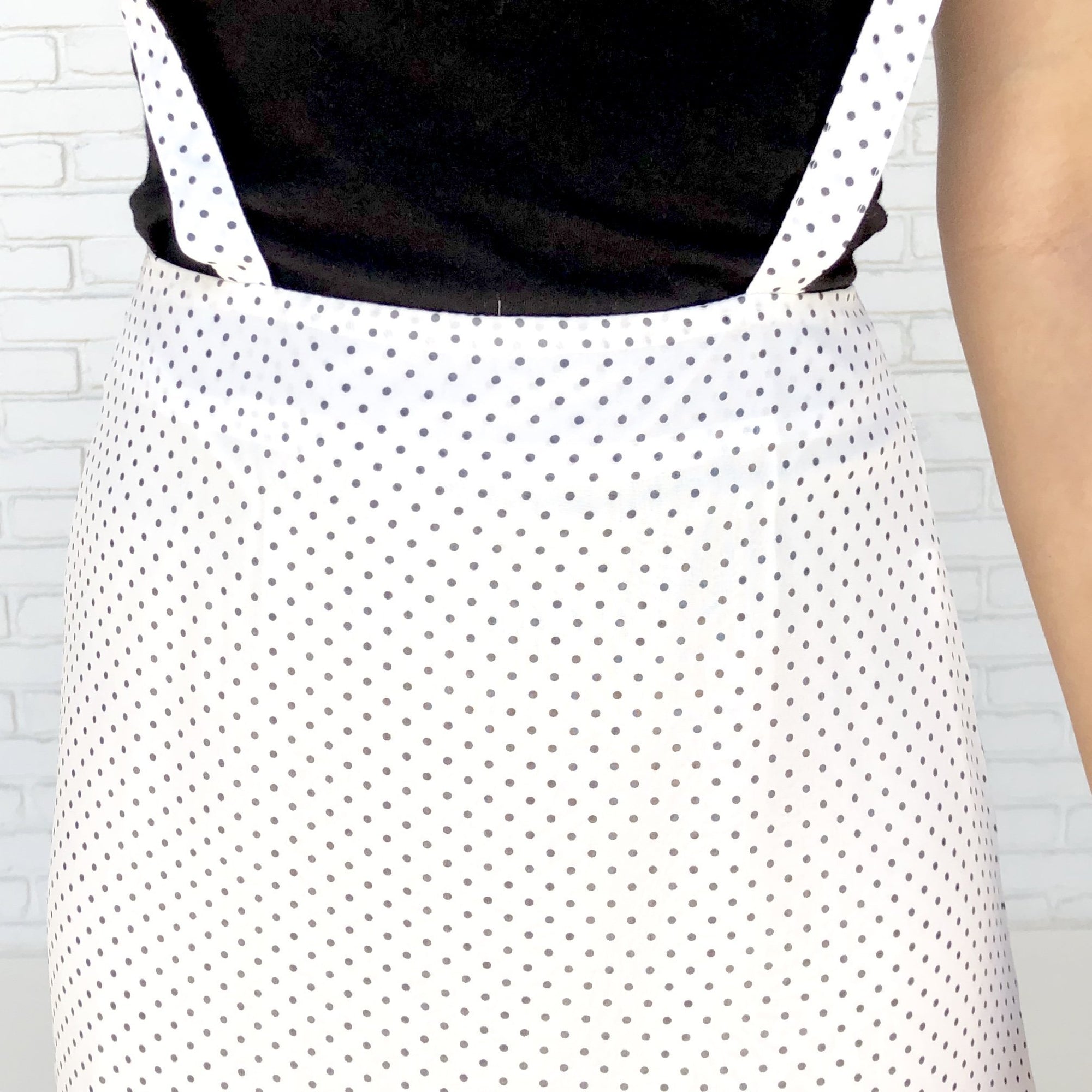 Never Ceases To Amaze Me Polka Dot Dress in White - Dainty Hooligan
