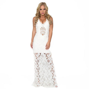 Sakuh Crochet Lace Maxi By SKY - Dainty Hooligan