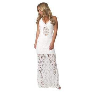 Sakuh Crochet Lace Maxi By SKY - Dainty Hooligan