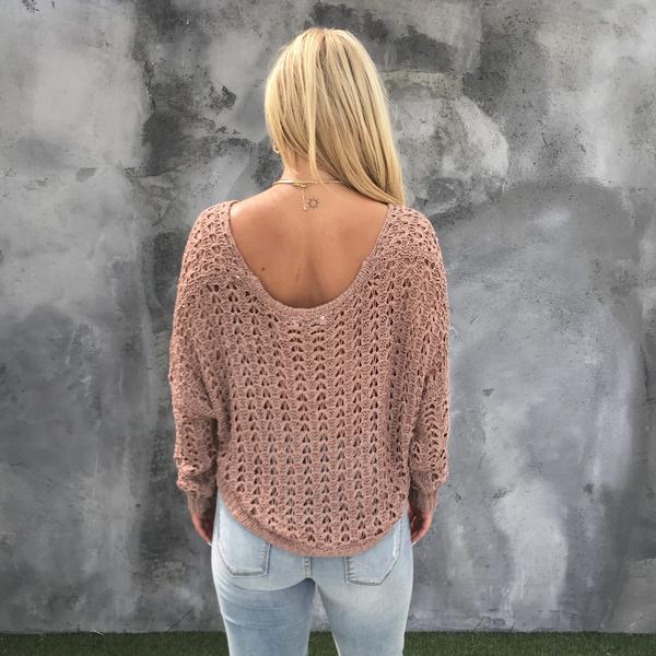 Lattice Link Knit Sweater - Dainty Hooligan