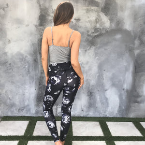 Floral Story Yoga Pants - Dainty Hooligan