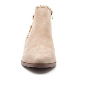 Whipstitch Booties in Oatmeal - Dainty Hooligan