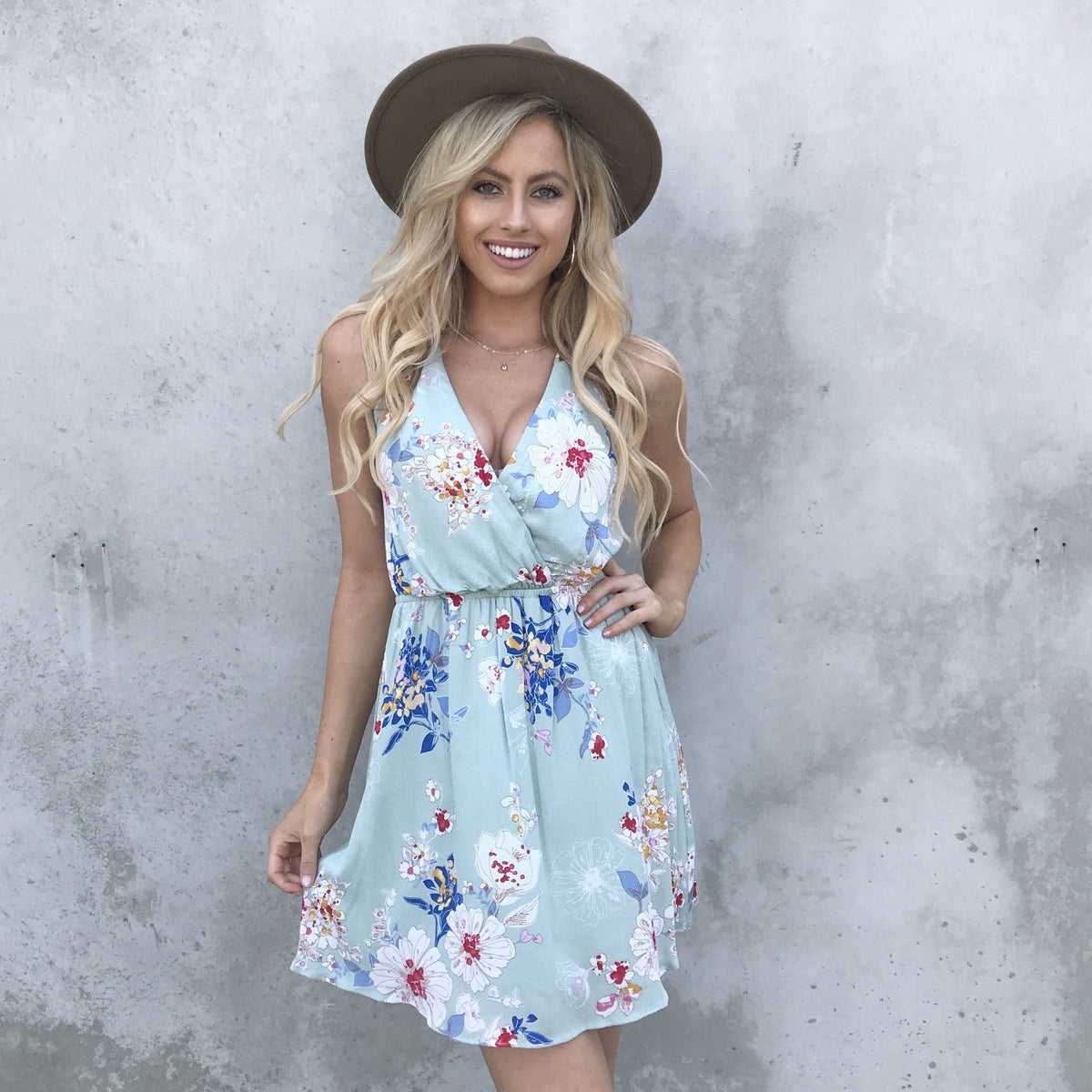 Sakura Floral Dress - Dainty Hooligan