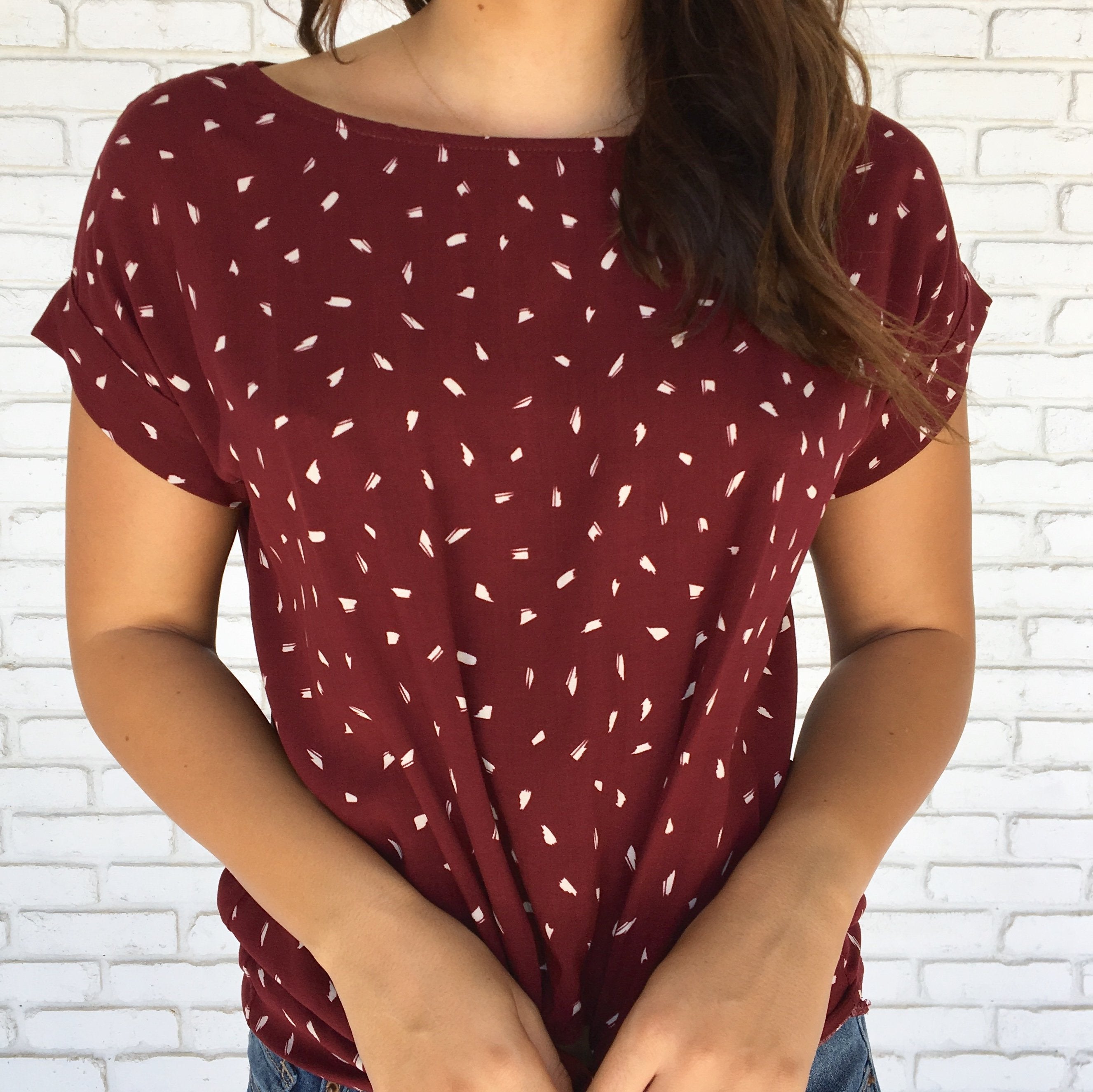 Cuff Me Knot in Burgundy - Dainty Hooligan