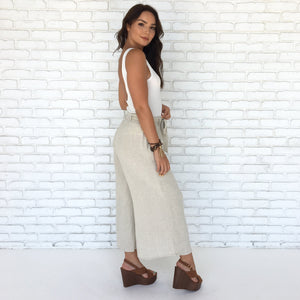 Off To Morocco Crop Linen Pants - Dainty Hooligan