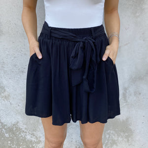 Take Our Time High Waist Shorts In Black - Dainty Hooligan