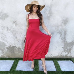 Go With The Flow Jersey Maxi Dress - Dainty Hooligan