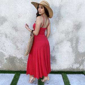 Go With The Flow Jersey Maxi Dress - Dainty Hooligan