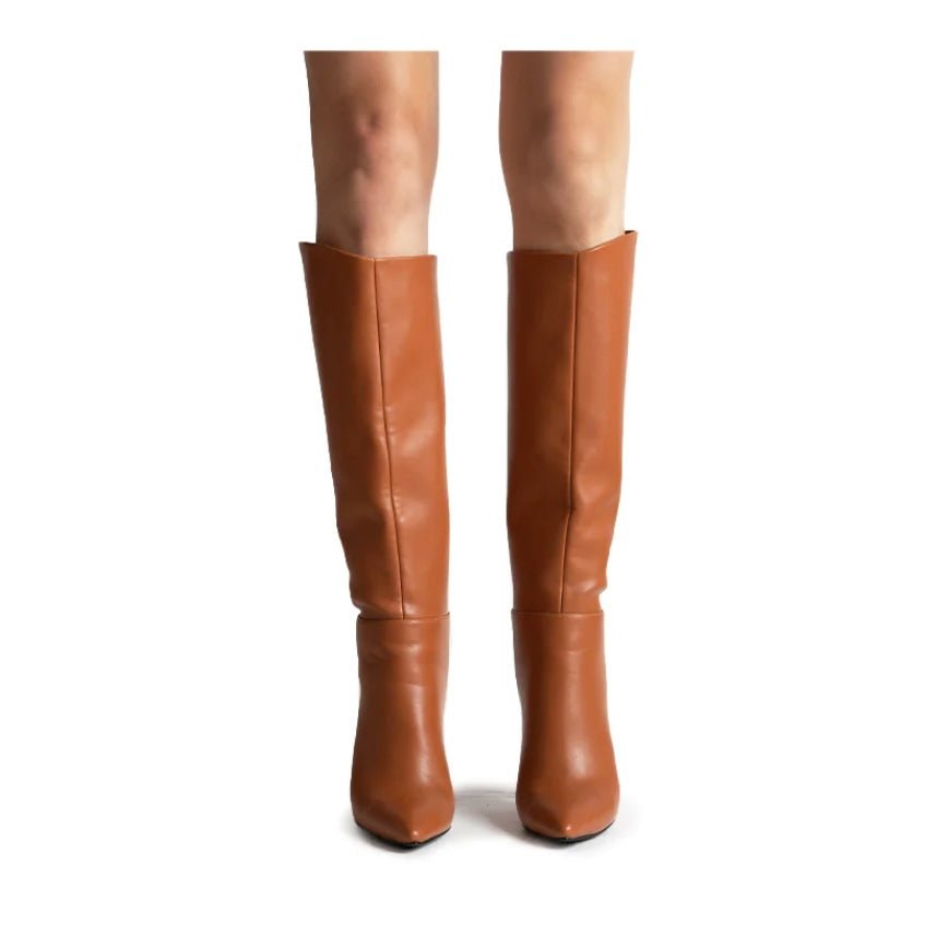 Signal 181 Cognac Knee High Boots - Dainty Hooligan