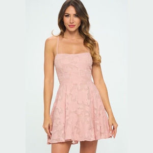 Vintage Pink Lace Dress - Dainty Hooligan