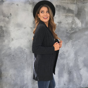 Crista Cable Knit Cardigan - Dainty Hooligan