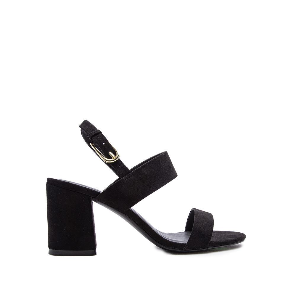 Capsule 36 Ankle Strap Block Heels In Black - Dainty Hooligan