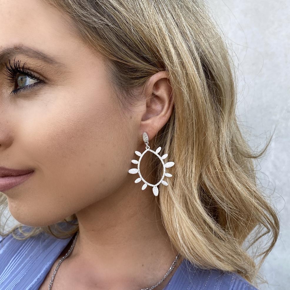 Prized Treasure Silver Earrings - Dainty Hooligan