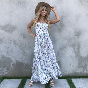 Countryside Embroider Eyelet Maxi Dress - Dainty Hooligan