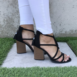 Happy Hour Heels in Black - Dainty Hooligan