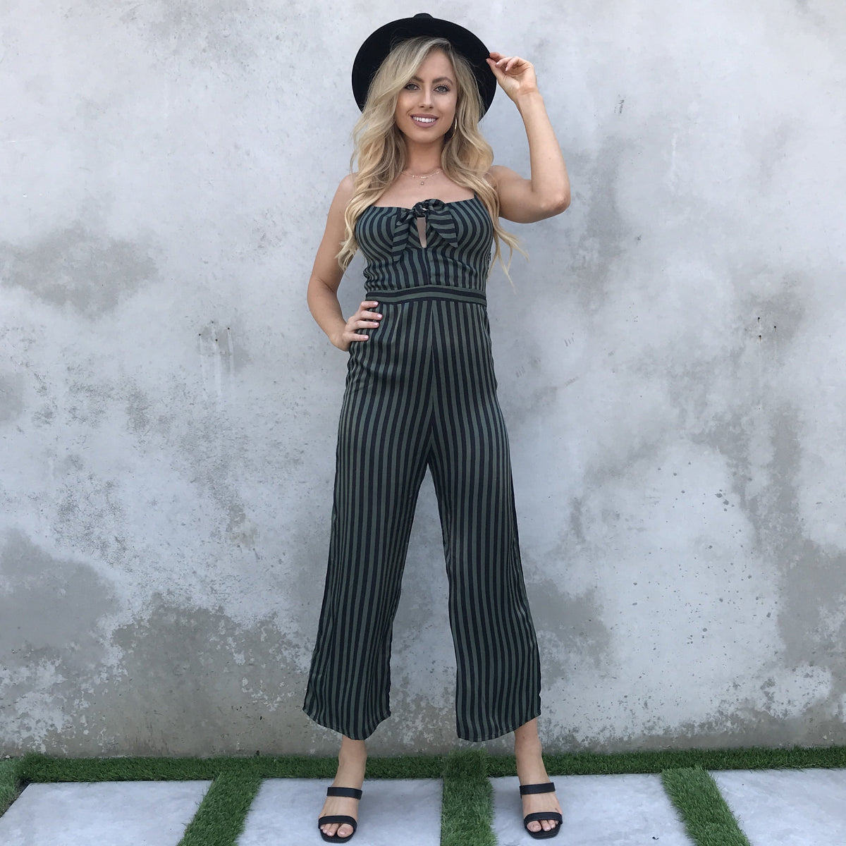 Friday Night Stripes Jumpsuit - Dainty Hooligan