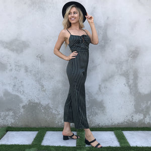 Friday Night Stripes Jumpsuit - Dainty Hooligan