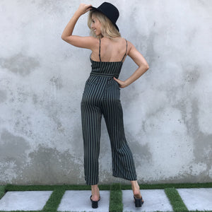 Friday Night Stripes Jumpsuit - Dainty Hooligan