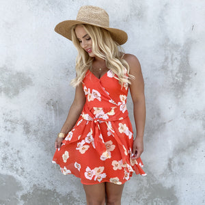 Eternal Flame Floral Print Dress - Dainty Hooligan