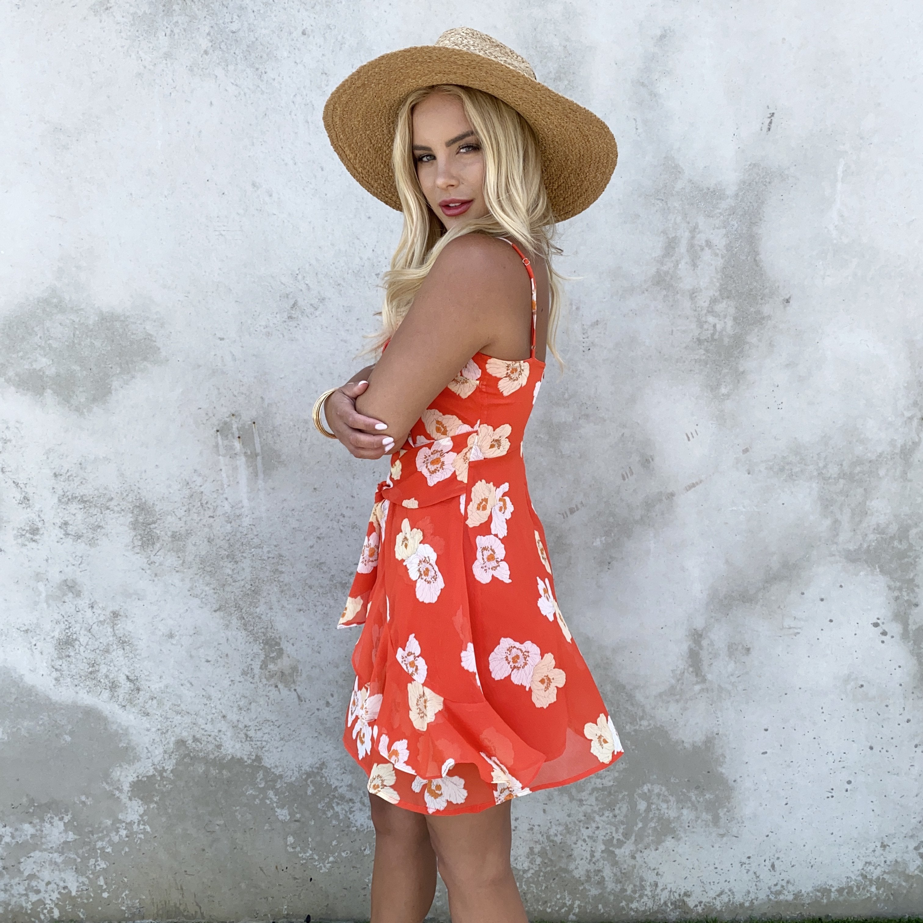 Eternal Flame Floral Print Dress - Dainty Hooligan