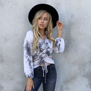 Between Us Tie-Dye Top - Dainty Hooligan