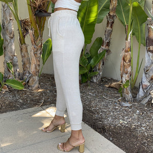 Soft To The Touch Pants in Cream - Dainty Hooligan