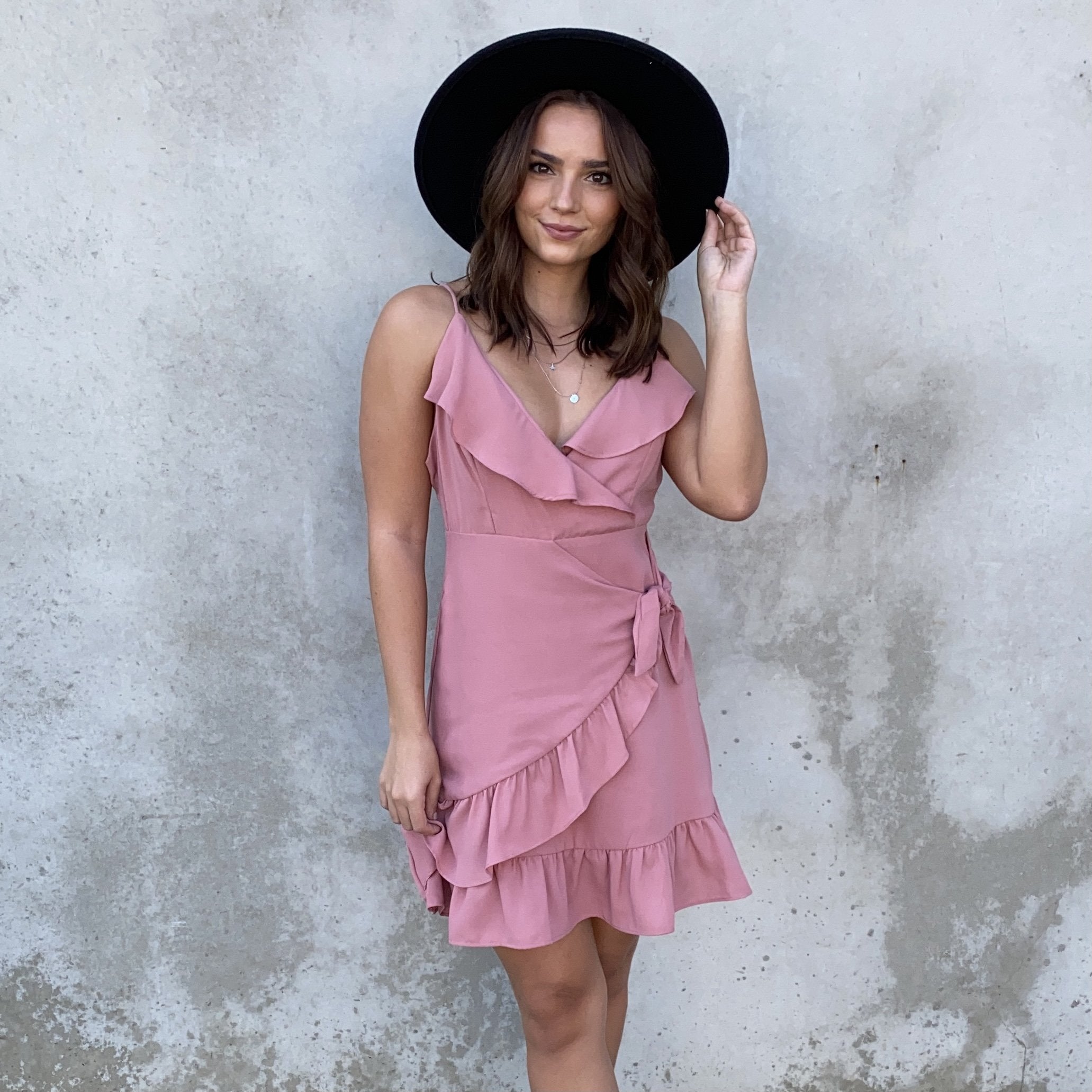 Romance in the Air Dress in Rose - Dainty Hooligan