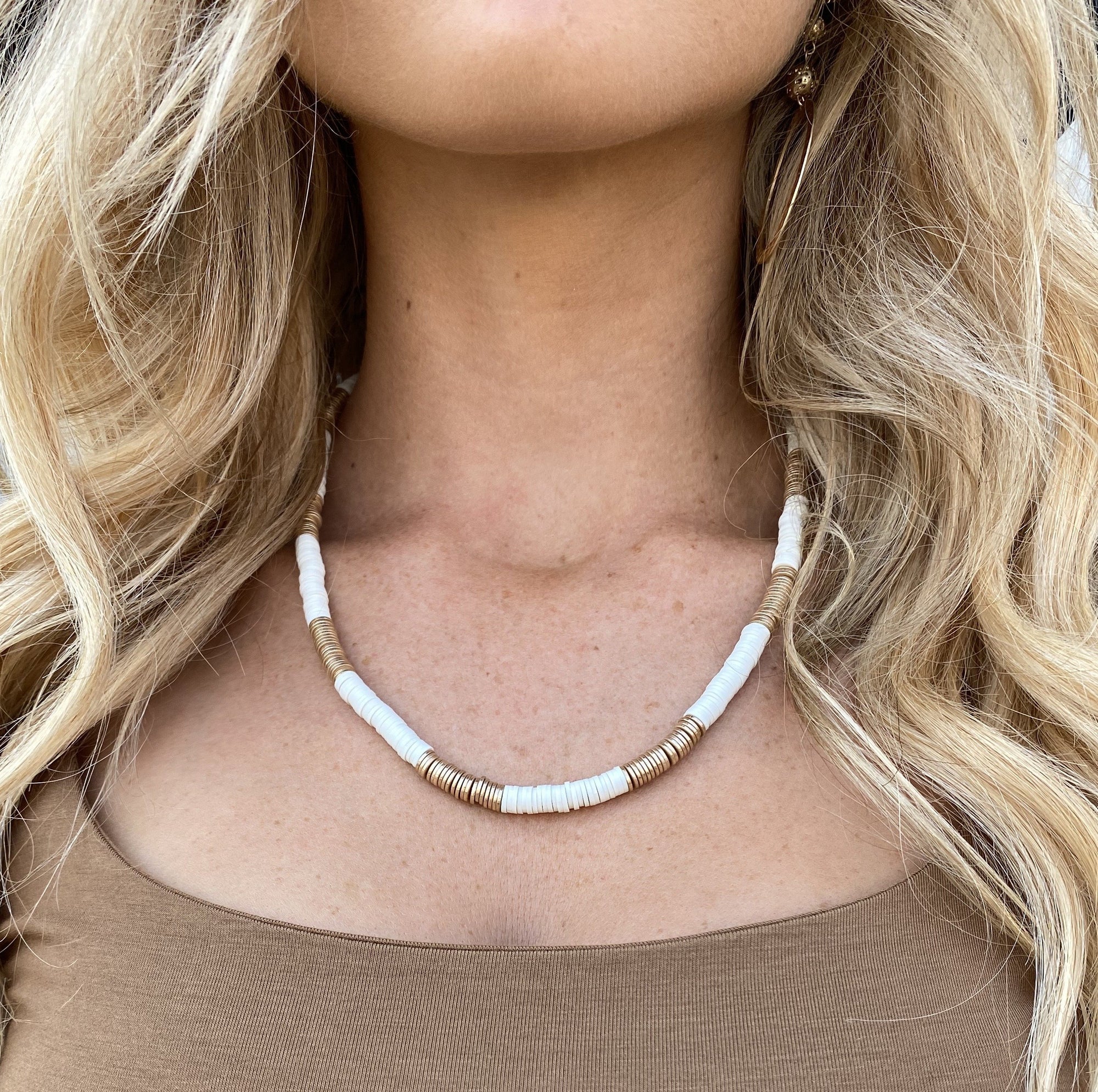 Natural Ambition Ivory & Gold Necklace - Dainty Hooligan
