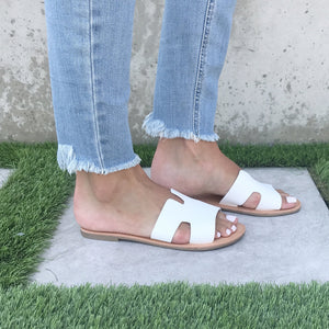 My Other Half White Sandals - Dainty Hooligan