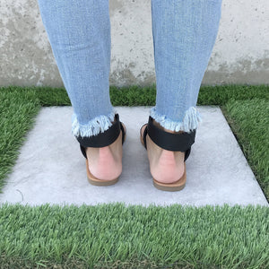 Crossroads Sandals in Black - Dainty Hooligan