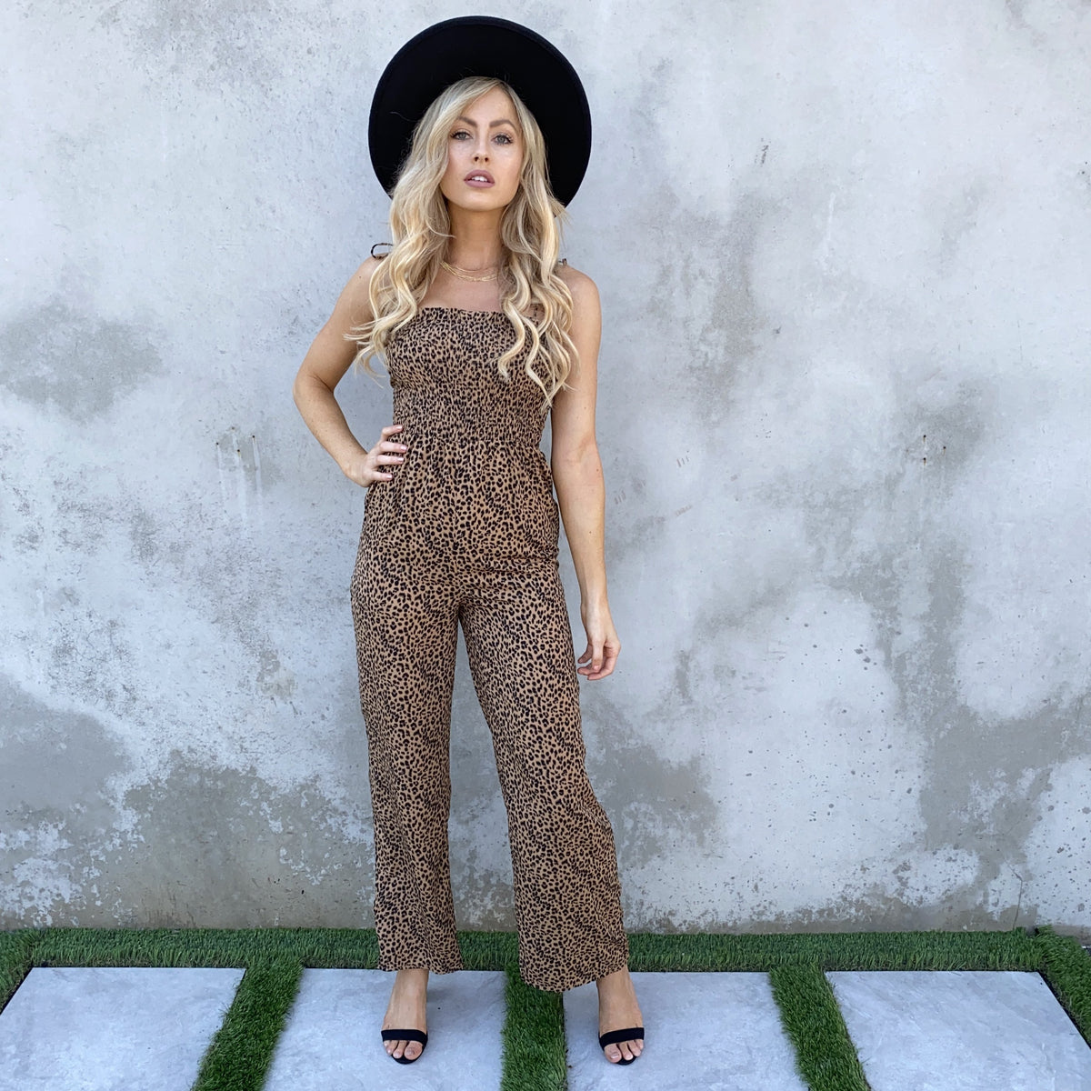 Wild Side Leopard Print Jumpsuit - Dainty Hooligan