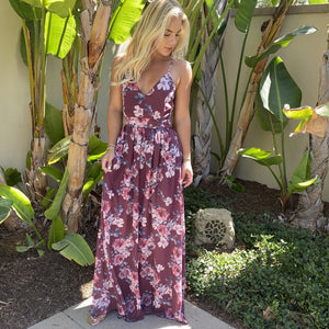 Kiss Me More Floral Maxi Dress - Dainty Hooligan