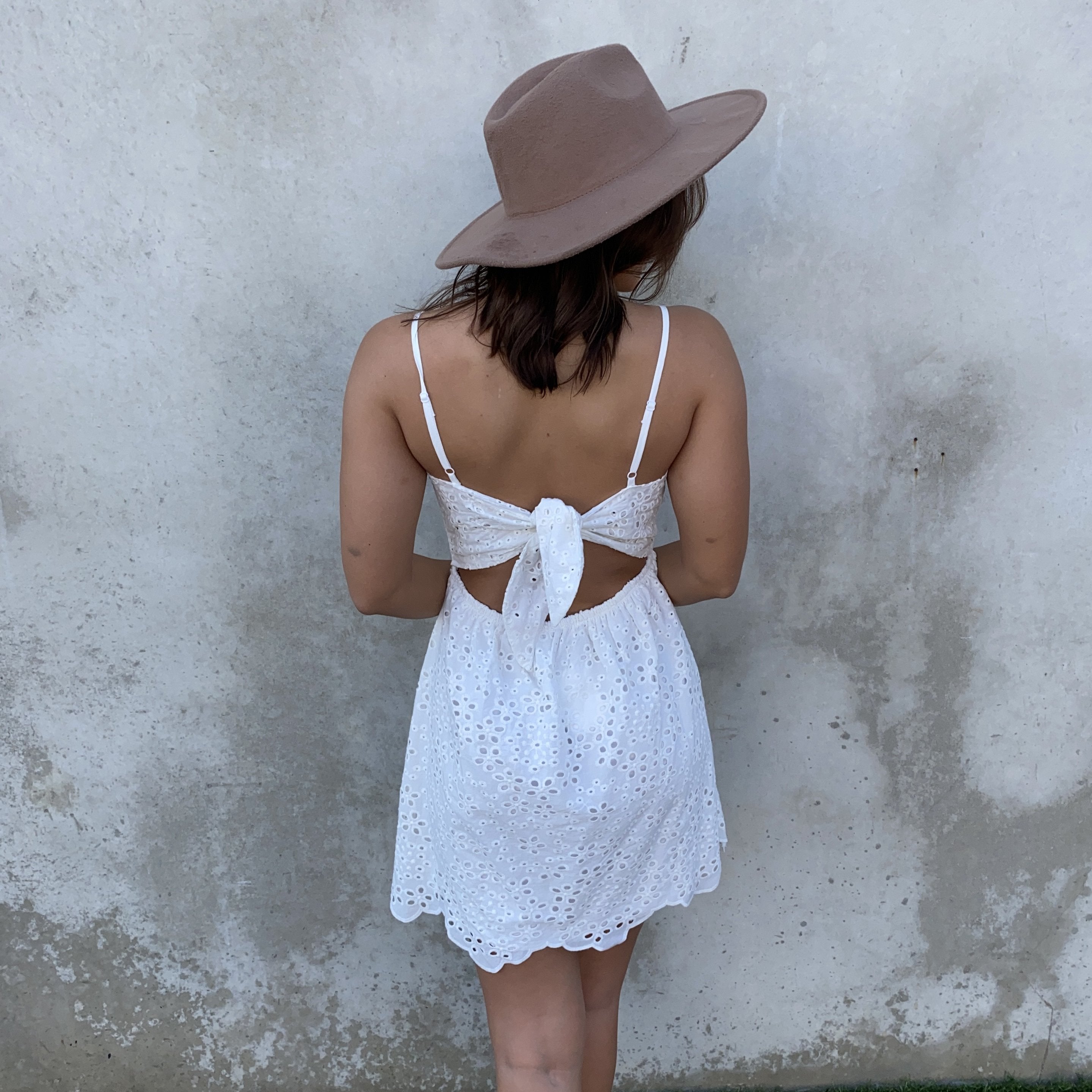 Field Of Dreams White Eyelet Dress - Dainty Hooligan