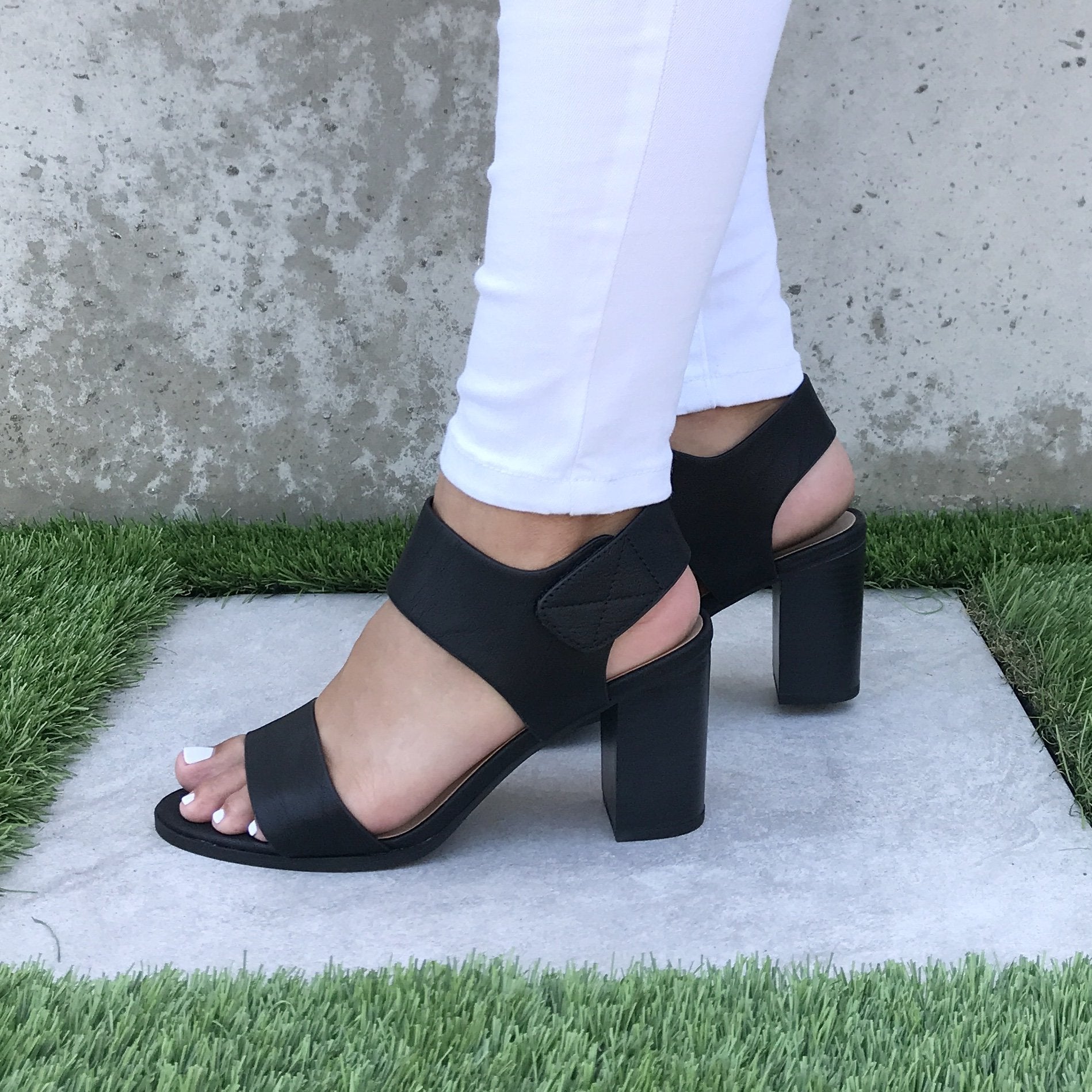 Waiting Game Heels in Black - Dainty Hooligan