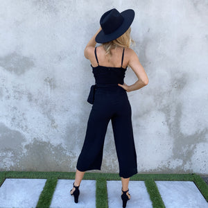 Midnight Affair Black Jumpsuit - Dainty Hooligan