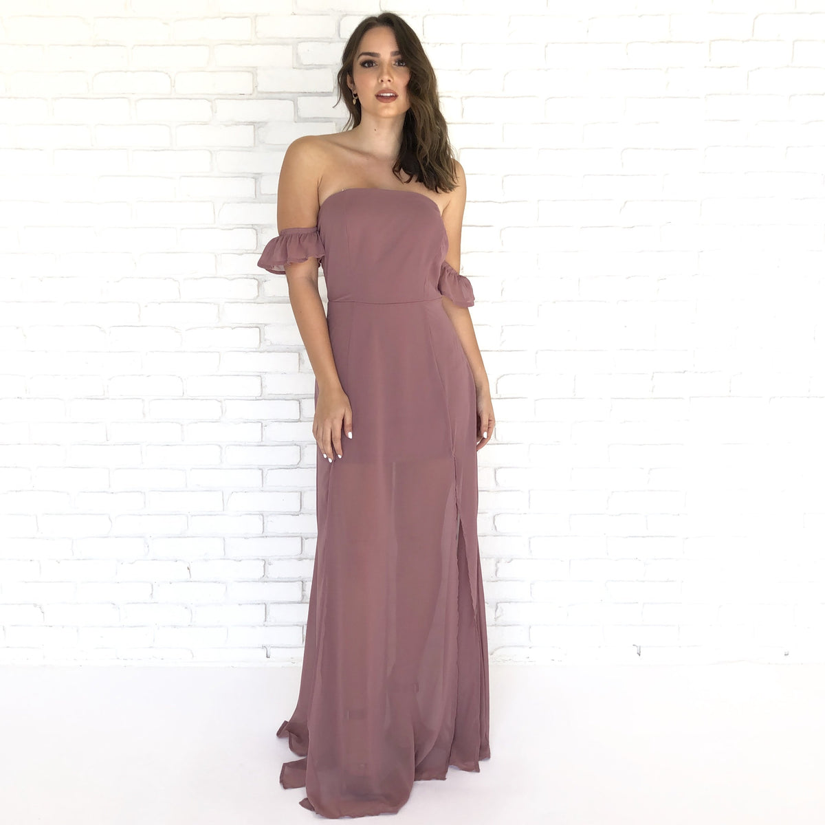 Special Day Mauve Maxi Dress - Dainty Hooligan